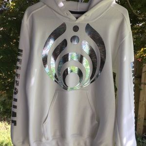 White Bassnectar Reflective Hoodie
